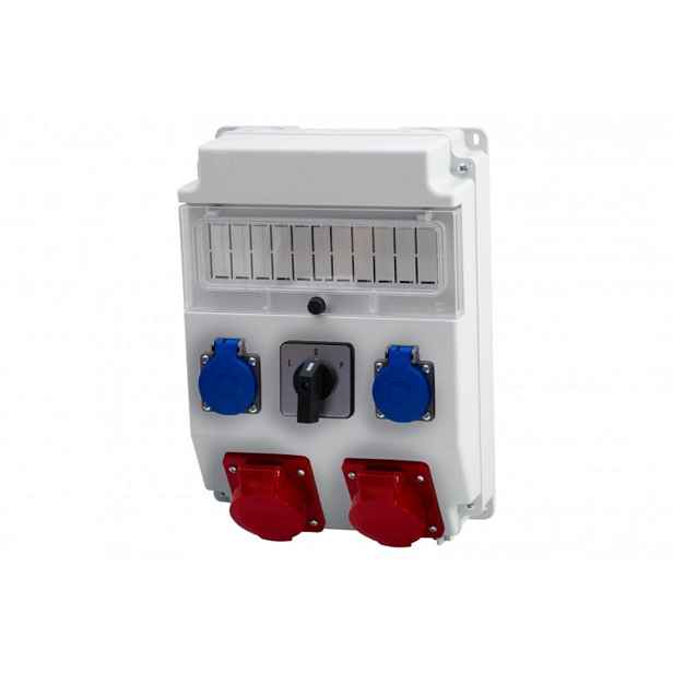 Rozvaděč Caja 2x32A 5p, 2x230V, L/p 11M IP44
