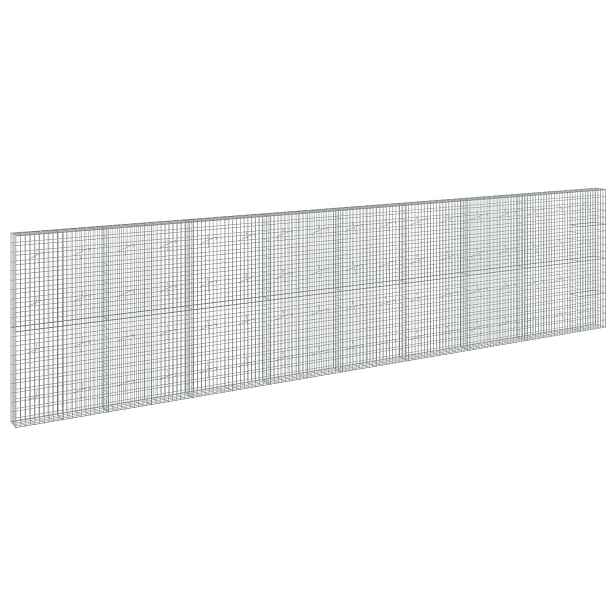 vidaXL Gabion s drátem 5 mm a síťkou 5x10 cm 850x20x200 cm