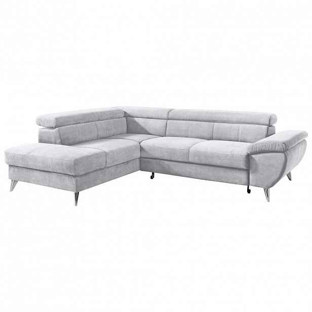 Welnova SEDACÍ SOUPRAVA, textil, šedá