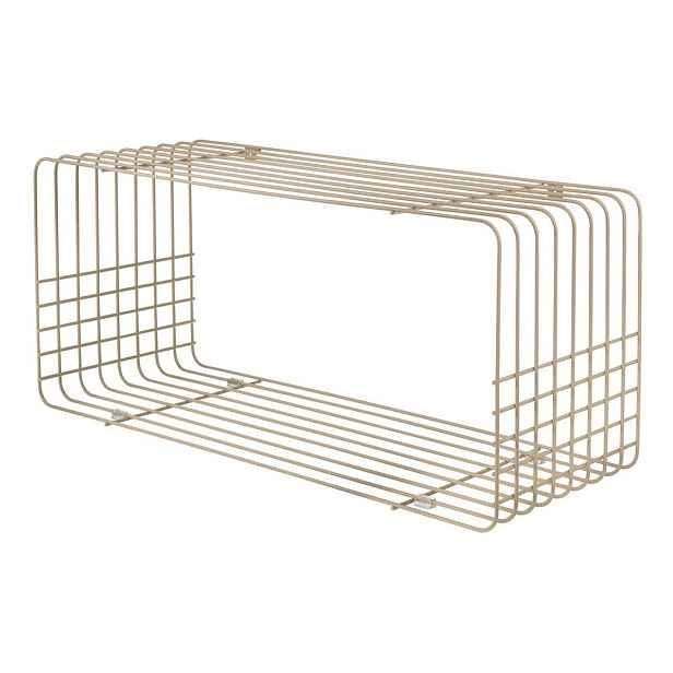 Béžová patrová kovová police 70 cm Wire – Mette Ditmer Denmark