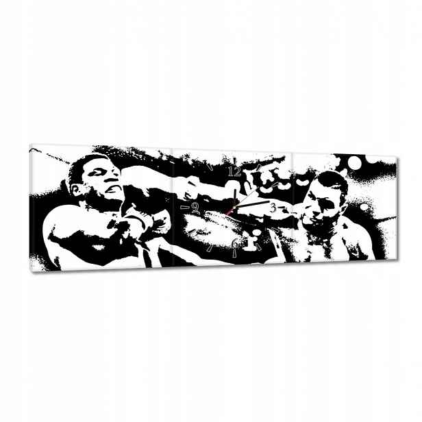 Hodiny 90x30 Mike Tyson Boxer Boj