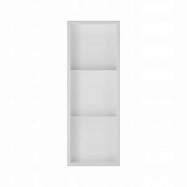 Koupelnová Polička Q-box 3 Podomítková Bílá 90x30x10cm Aquauno