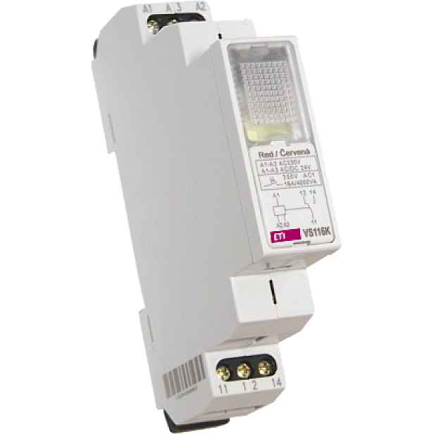 Relé pomocné ETI VS116K white