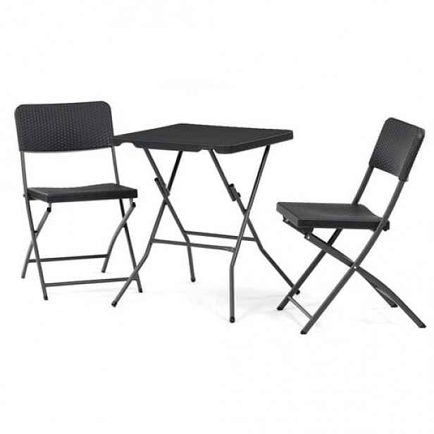 Zahradní set Autronic šedá kov AZS-L2161 GREY