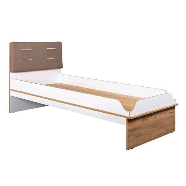 Casarredo Postel 90 WOODY bílá/dub kraft zlatý