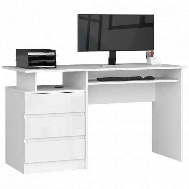 RAUMHIRSCH FURNITURE PSACÍ STŮL bílý 77/135/60