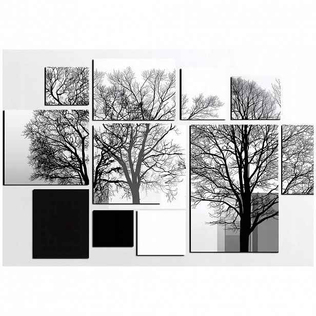Wallarena ABSTRAKTNÍ geometrická fototapeta šedá 300x210 cm