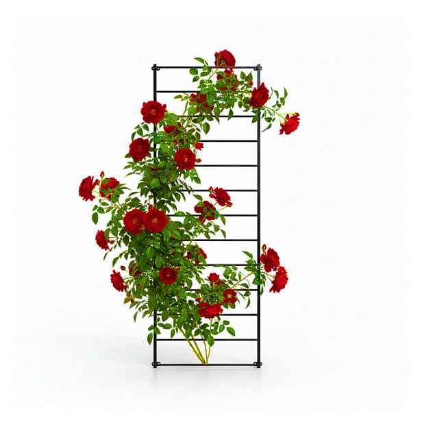 Relaxdays TRELÁŽ Černá ocel 210 cm