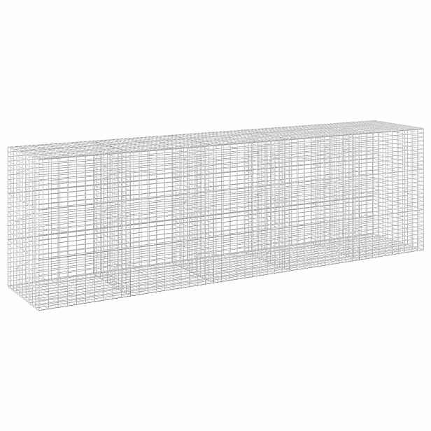 vidaXL Gabion s drátem 5 mm a síťkou 5x10 cm 500x100x150 cm