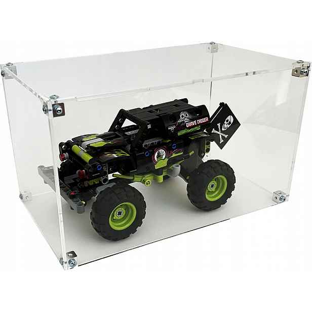 Vitrína Drewlandia pro stavebnici Lego 42118 Technic Monster Jam Grave Digger