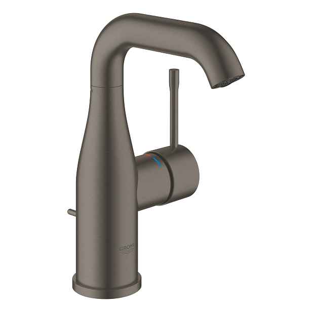 Baterie umyvadlová stojánková Grohe Essence velikost M kartáčovaný Hard Graphite 24173AL1