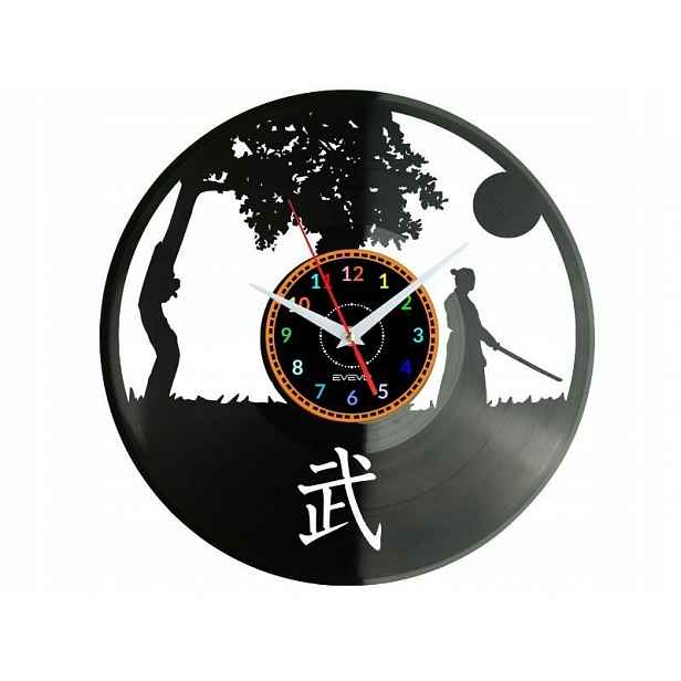 Japan Dárek Originální dekorace do domu Hodiny z vinylové desky