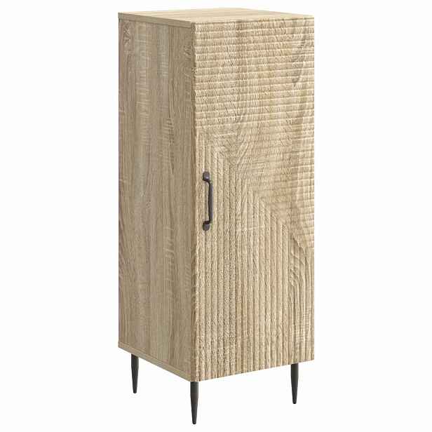 vidaXL Servírovací skříň Dub sonoma 33 x 34,5 x 89,5 cm