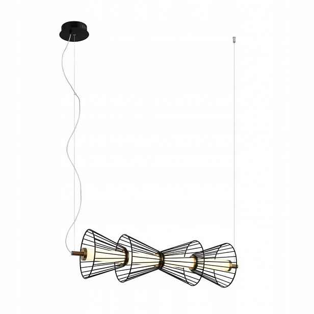 Závěsná Led lampa Stropní závěs Stropní Svítidlo Černá 15W 600lm Sanke Italux