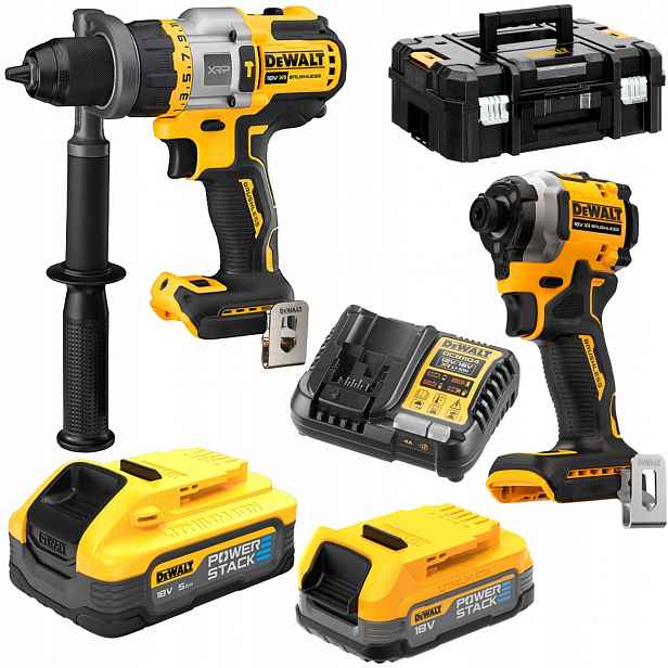 Combo sada DCF850 DCD999 18V Powerstack DeWalt [DCK2052H1E1T-QW]