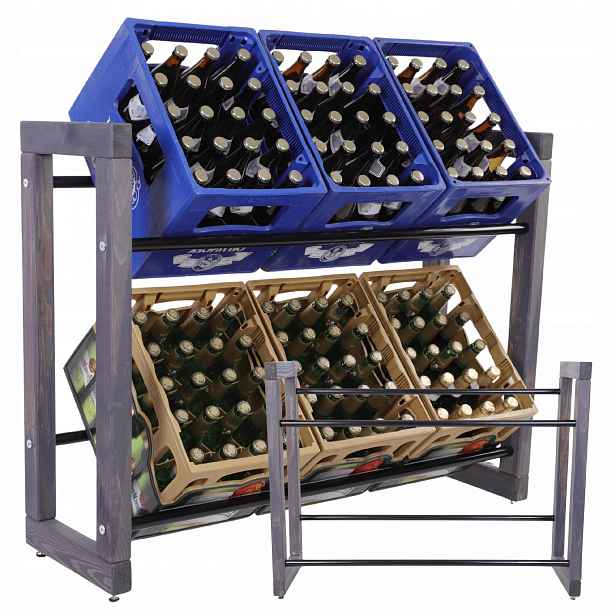 Dřevěný skladový regál Wamar-Sosenka 85 x 112 x 35 cm max 100 kg/OUTLET