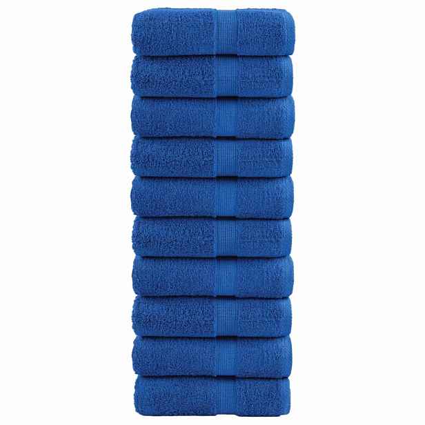 vidaXL Prémiové mycí utěrky SOLUND 10 ks modré 30x30 cm 600 g/m²