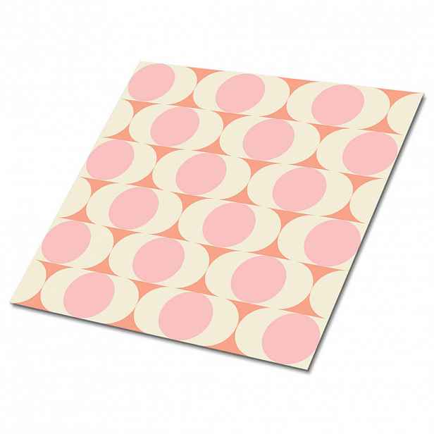 TULUP SAMOLEPICÍ OBKLADY NA STĚNU 9 ks 30x30 cm Retro vzor