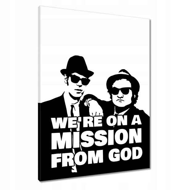 Obrazy 60x80 Blues Brothers: Mise