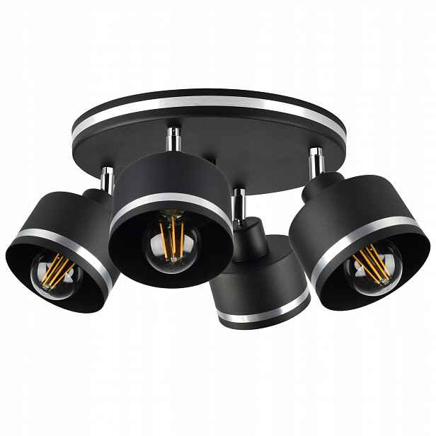 Kovová lampa Stropní Svítidlo Stropní lustr s páskem