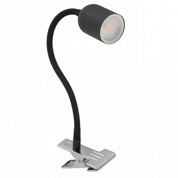 Stolní Lampa Top Černá 1XGU10 Na Klip moderní do čtecí kanceláře