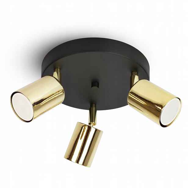 Stropní Svítidlo Lustr Stropní Svítidlo Spot 571-EG3 GU10 Led Black & Gold Edition