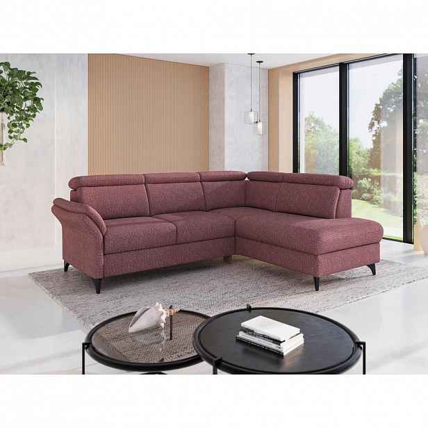 Sit & More ROHOVÁ SEDAČKA, textil, lilková