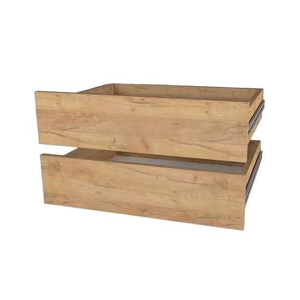 Casarredo Zásuvky (2ks) 60x60 ke skříni kraft zlatý