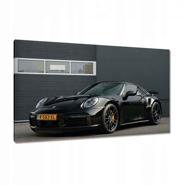 Obrazy 120x70 Černé Porsche Auto