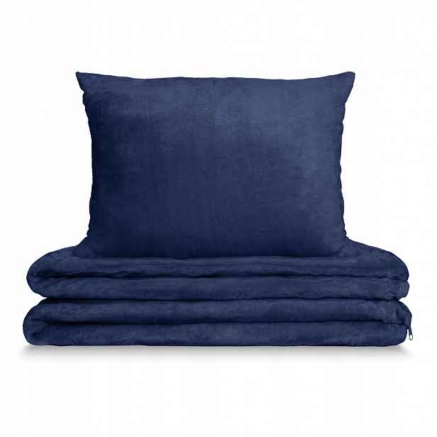 Povlečení z mikrovlákna Medvídek Cozy 200x220, tmavě modré