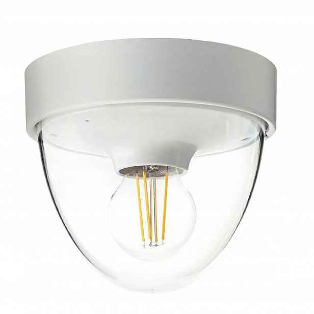 Zahradní lampa Nook Bílá 1xE27 IP44 na terasy Venkovní moderní dům