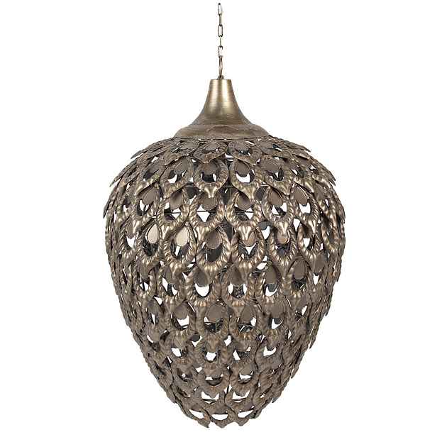 Zlaté kovové antik světlo Gavino - 39*59 cm Clayre & Eef