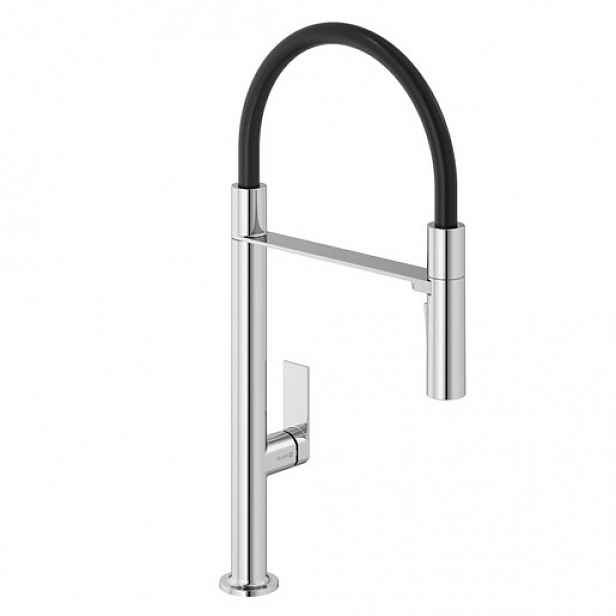 Kludi Qord Flex dřezová baterie s otočným ramínkem, 2 proudy chrom 568590575