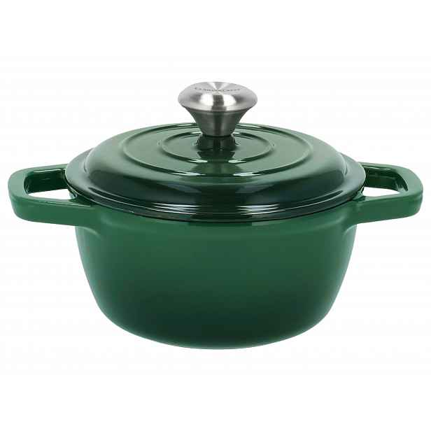 Silvercrest® Litinový hrnec Premium, Ø 16 cm / 1,4 l (zelená)