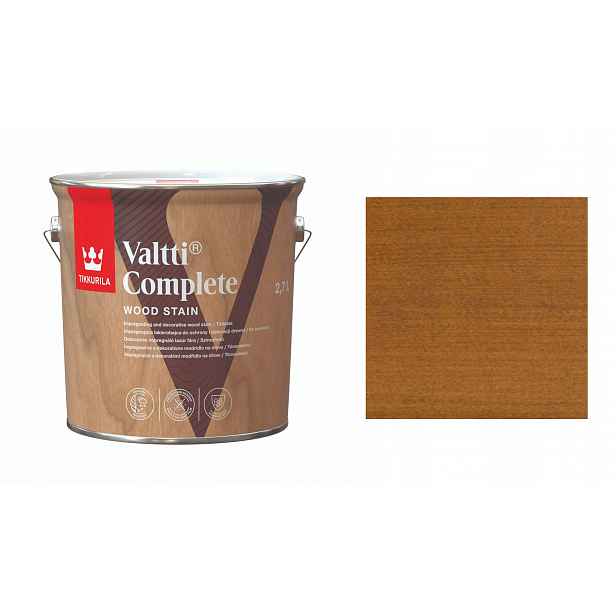 Tikkurila Valtti Complete 2,7L 5071 Tatti Rozpouštědlový Lakový Nátěr