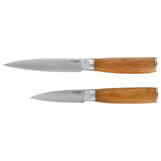 Silvercrest® Kuchyňský nůž dřevěná rukojeť (přípravný/zeleninový nůž)