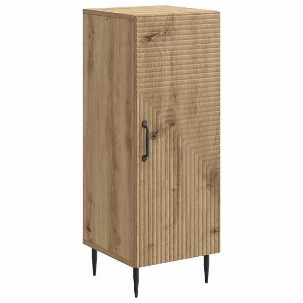 vidaXL Servírovací skříň Dub artisan 33 x 34,5 x 89,5 cm