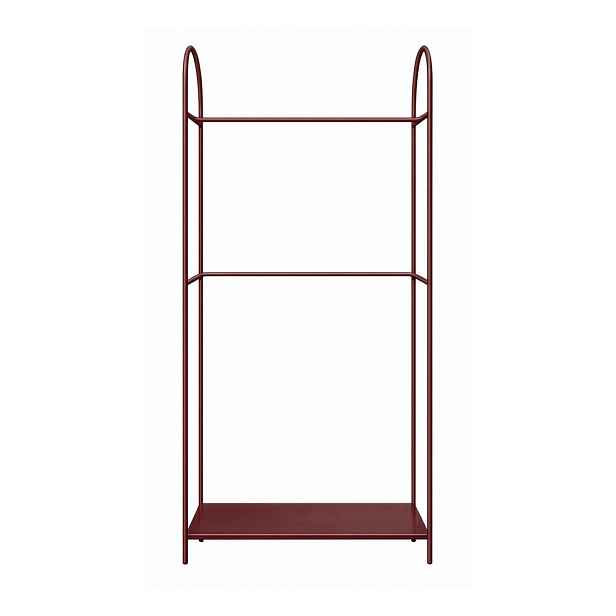 Vínový kovový stojan na oblečení 92x186x39 cm Arch – Mette Ditmer Denmark