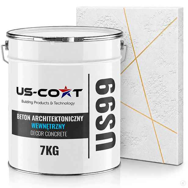 Vnitřní Architektonický Beton Barva Bílá F101 5m2 7kg Omítka Na Zeď