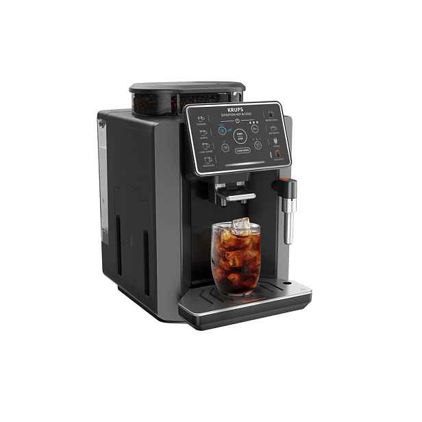 Automatický kávovar Krups Sensation Hot & Cold EA913HE0 Černý