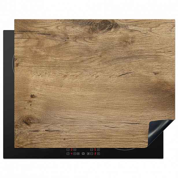 MuchoWow KRYT NA INDUKČNÍ DESKU Dřevo - hnědé - vzhled dřeva 65x52 cm