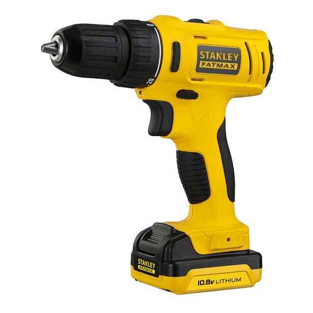 Stanley - 10,8V AKU vrtací šroubovák, 2x aku 1,5 Ah Li-lon, nabíječka FMC011S2-QW