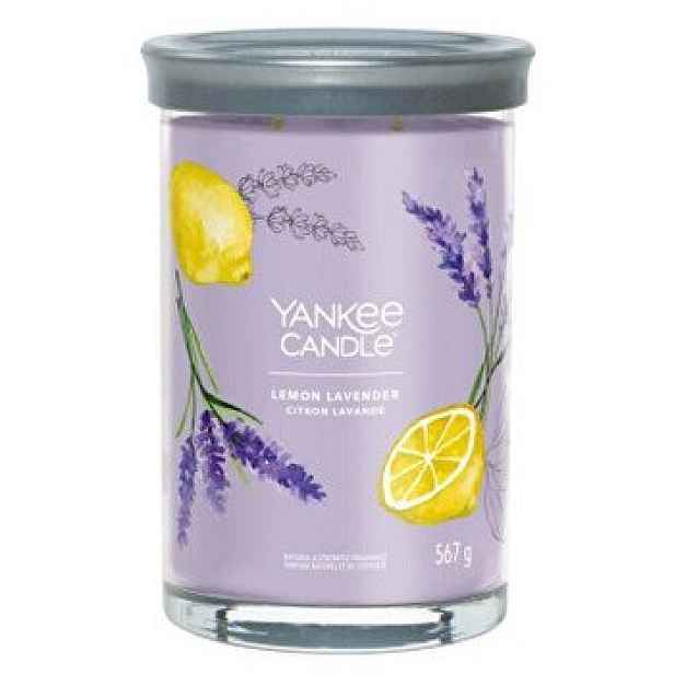 Yankee Candle Svíčka ve sklenici Signature Lemon Lavender (citron s levandulí)