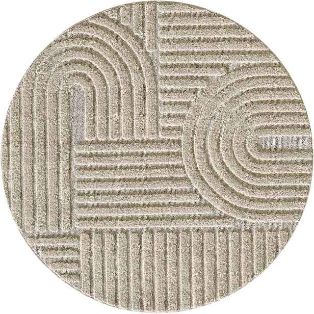 Béžový kulatý koberec ø 200 cm Art – Ayyildiz Carpets