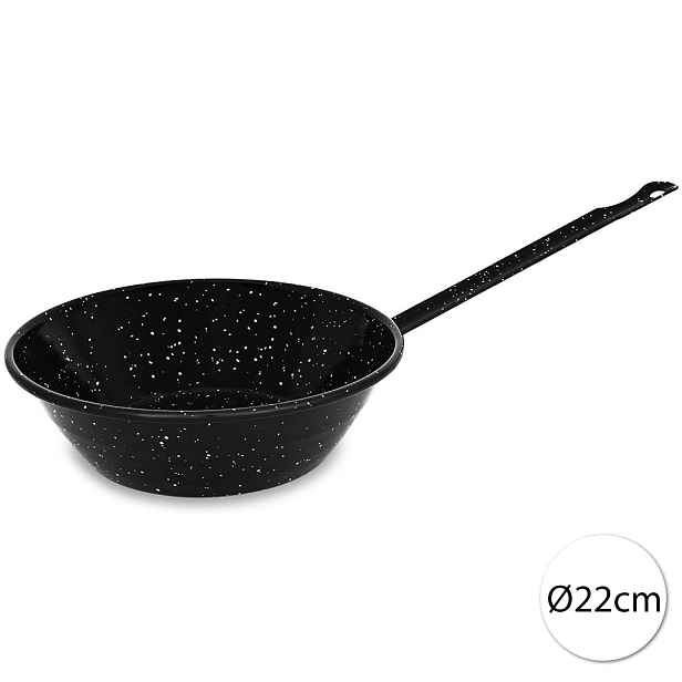 Garcima 13377 Smaltovaná paella pánev 22 cm