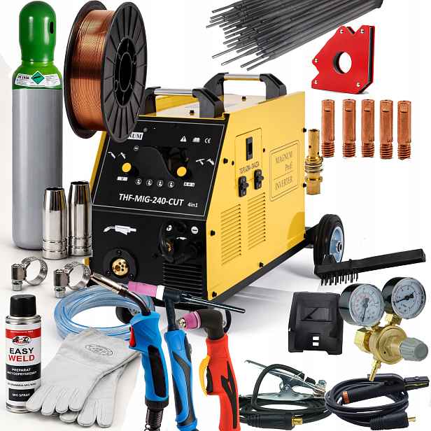 Plazmová řezačka Magnum Thf Mig 240 Cut 4v1 Tig Hf Synergia Z3