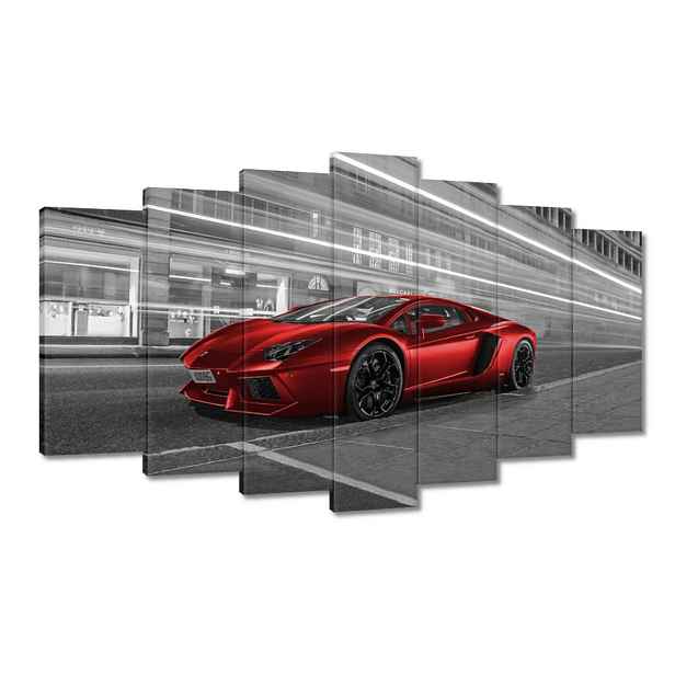 Obrazy 140x80 Červené auto