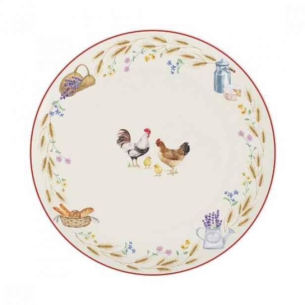 Jídelní talíř, porcelán, 27 cm, "Country Life" - Easy Life