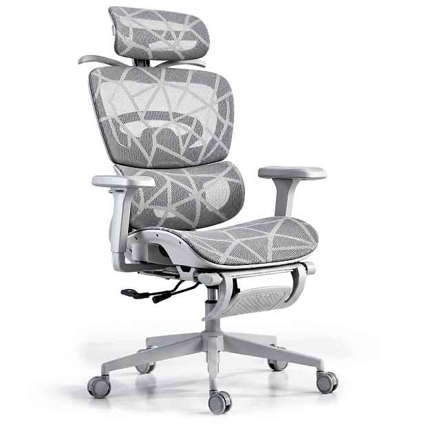 Kancelářská Otočná Židle Ergonomická Kancelářská Židle Nastavitelná S Podnožkou
