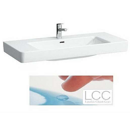 Nábytkové umyvadlo Laufen Laufen Pro 105x46 cm otvor pro baterii uprostřed H8139664001041